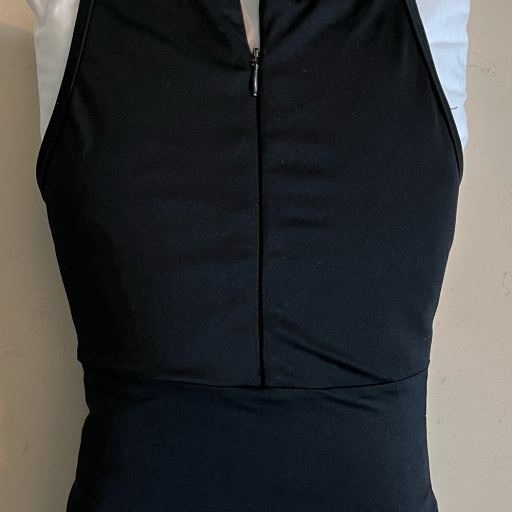 THREE black leotards size AXS, Capezio and WearMoi